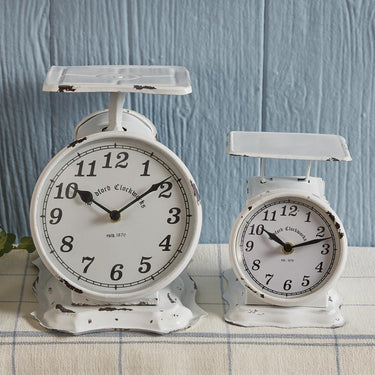 Liberty Postage Scale Clock - White Park Designs - The Fox Decor